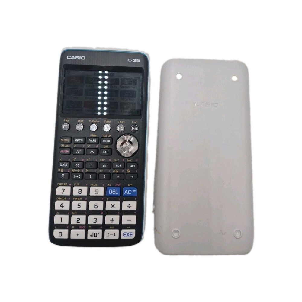 Casio fx-CG50 Graphing Calculator Programmable Large LCD w/ Cover - Tested